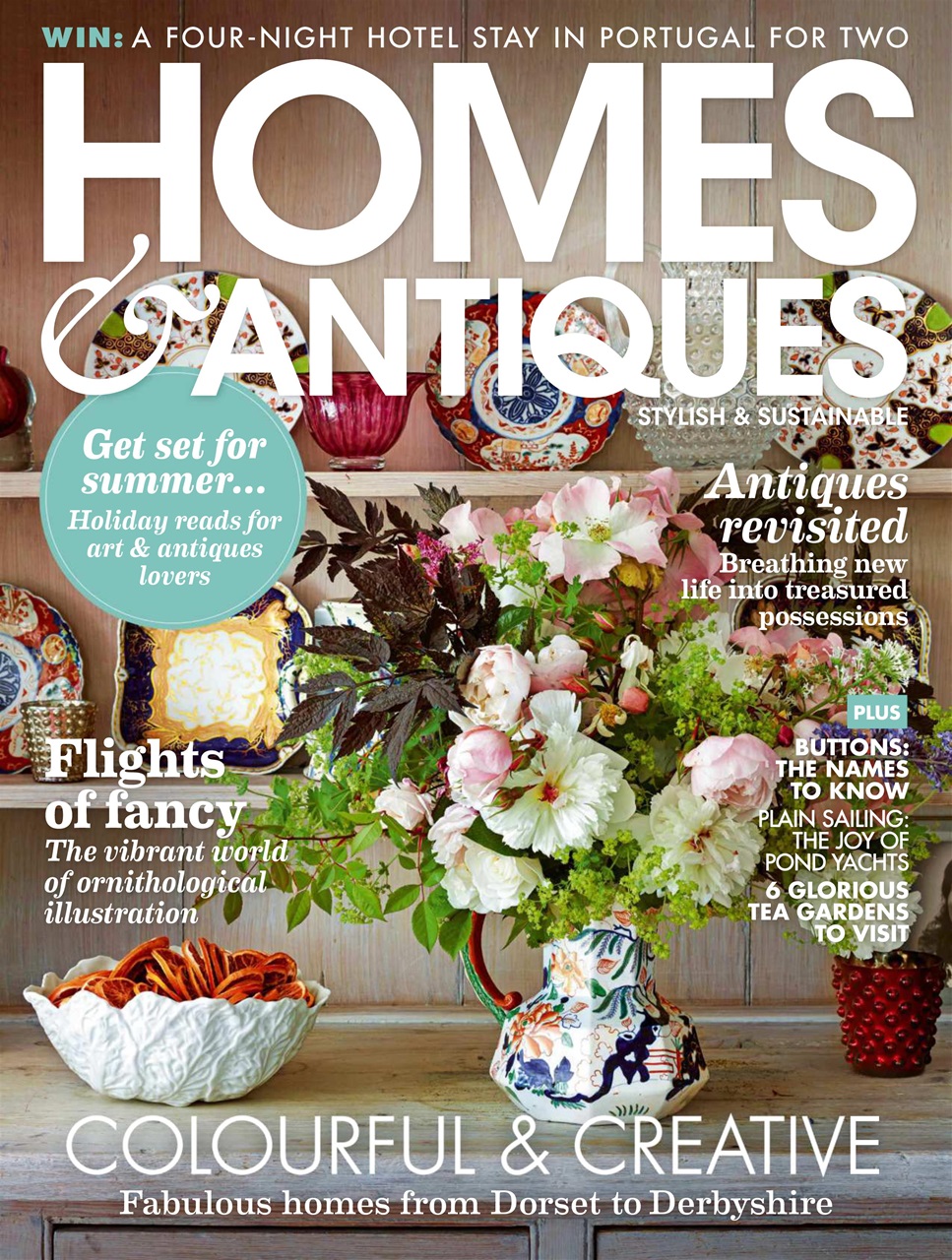Homes & Antiques Magazine Preview Pages