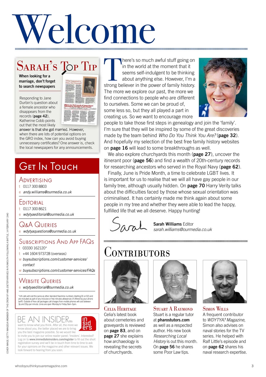 Who Do You Think You Are? Preview Pages