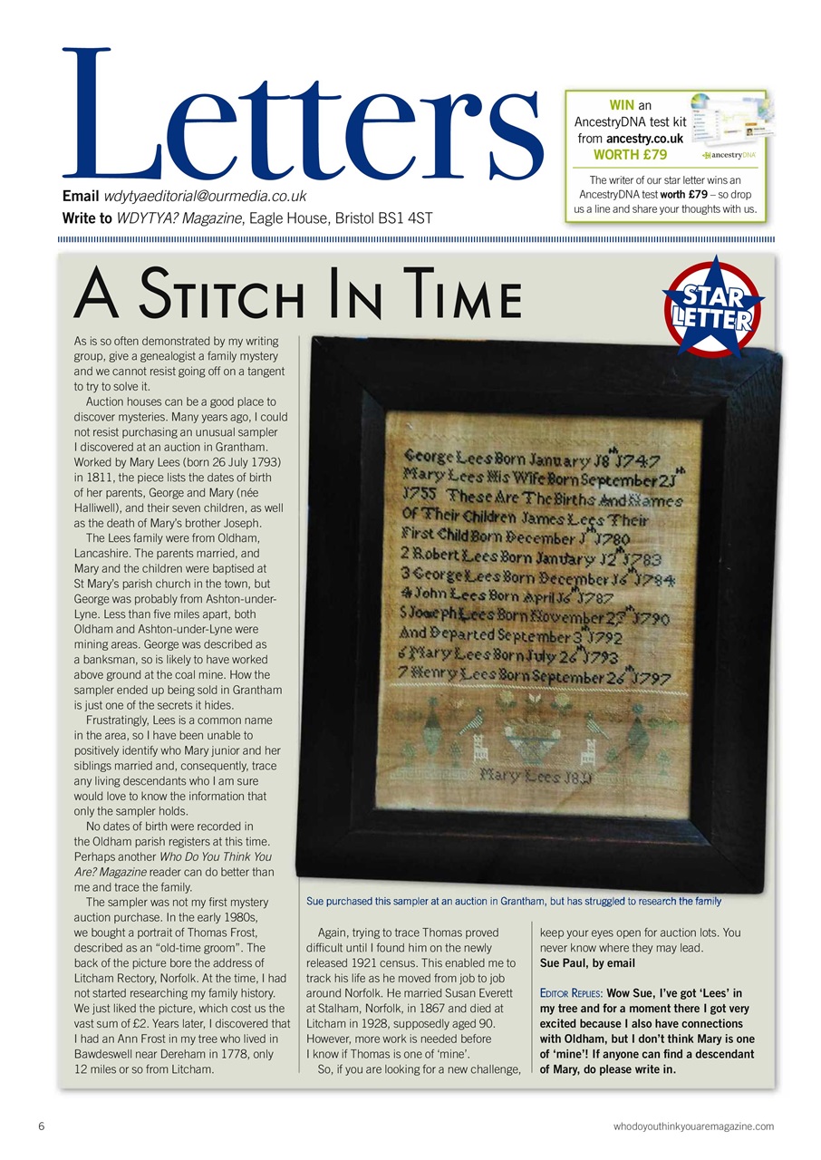 Who Do You Think You Are? Preview Pages