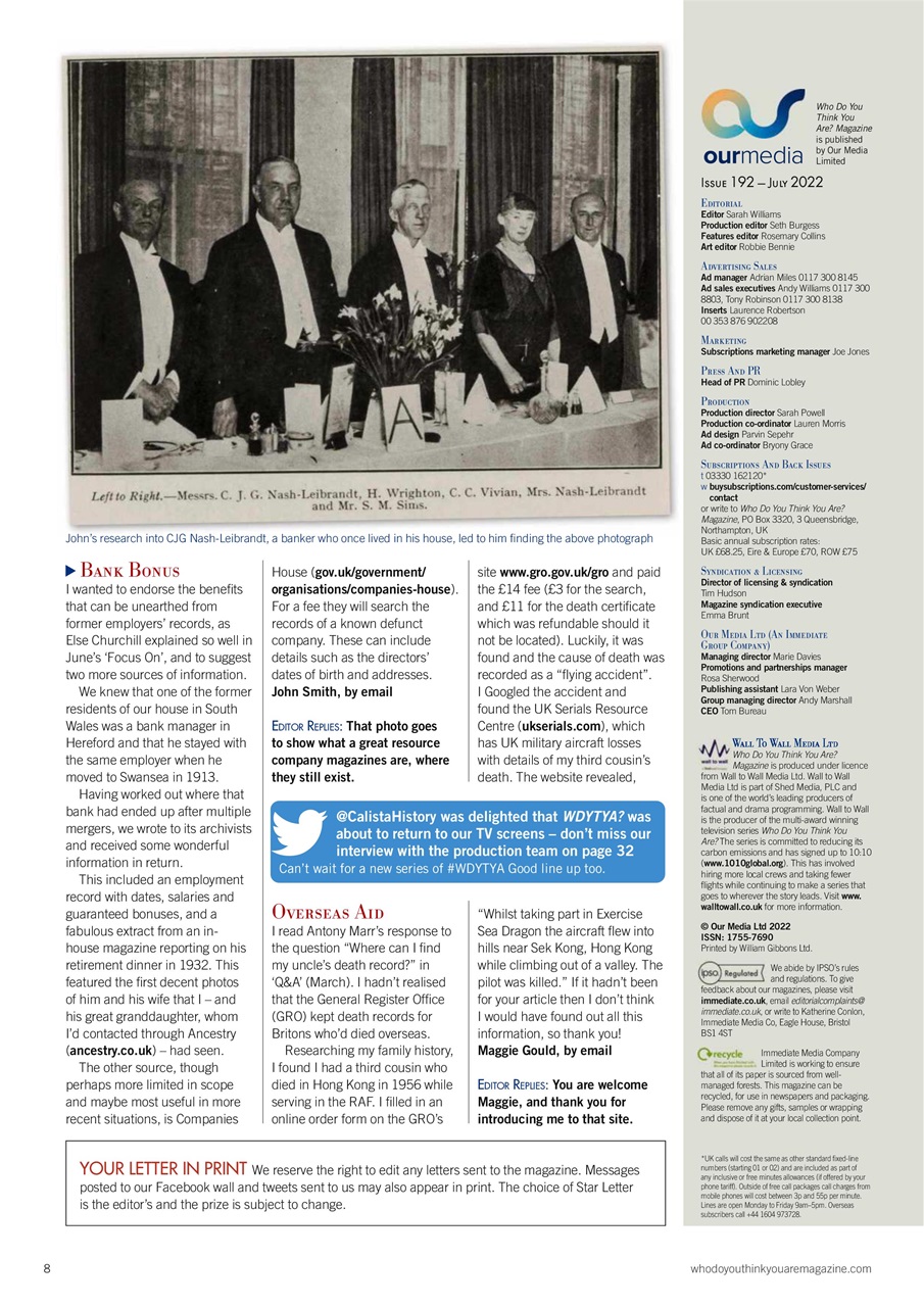 Who Do You Think You Are? Preview Pages