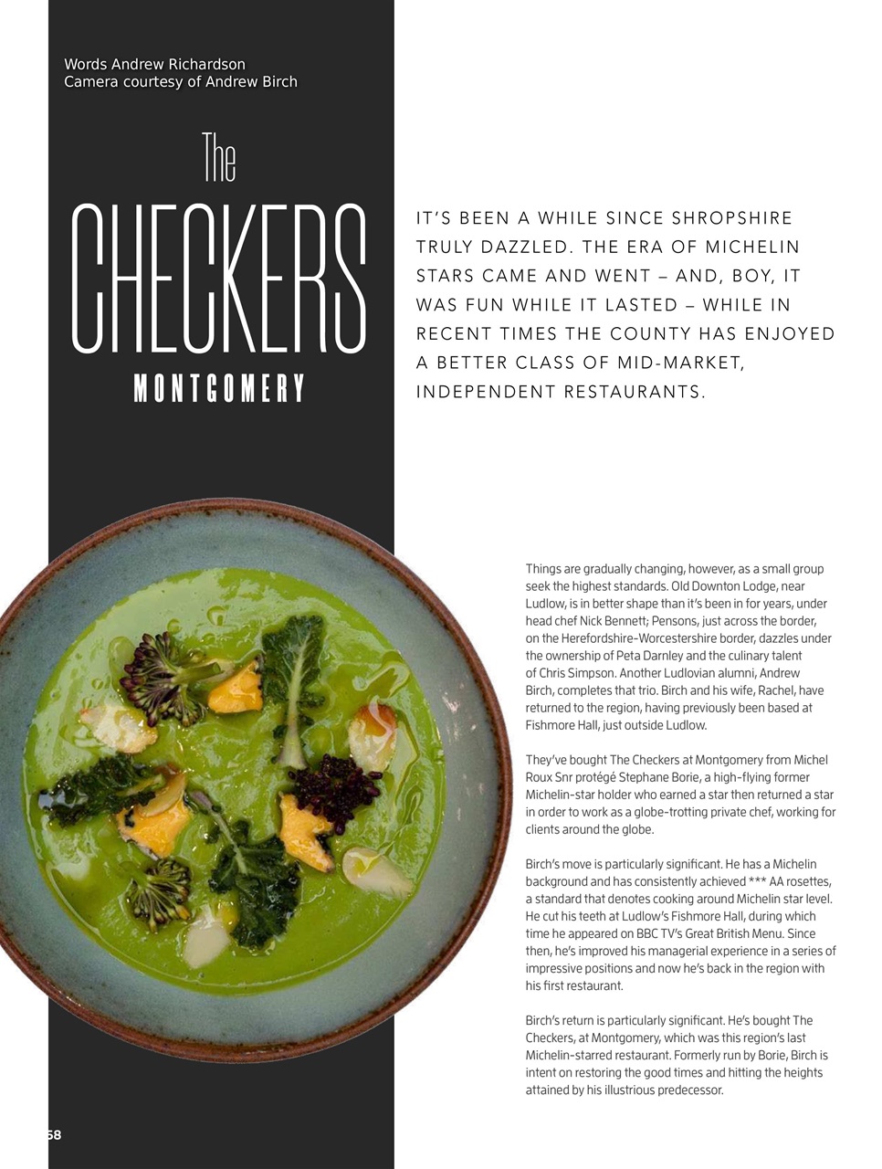 Chef & Restaurant Magazine Preview Pages