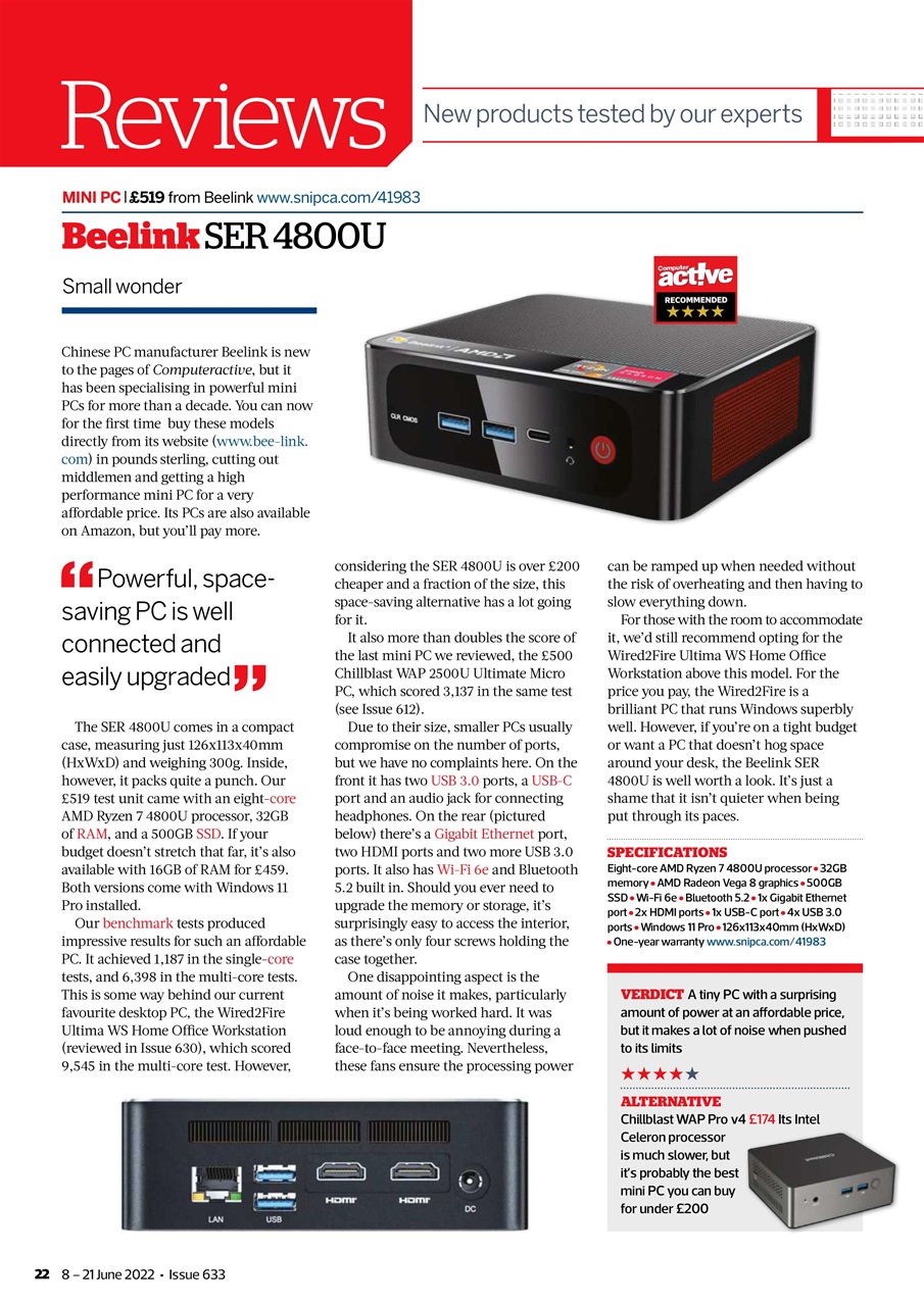 Computer Active Preview Pages