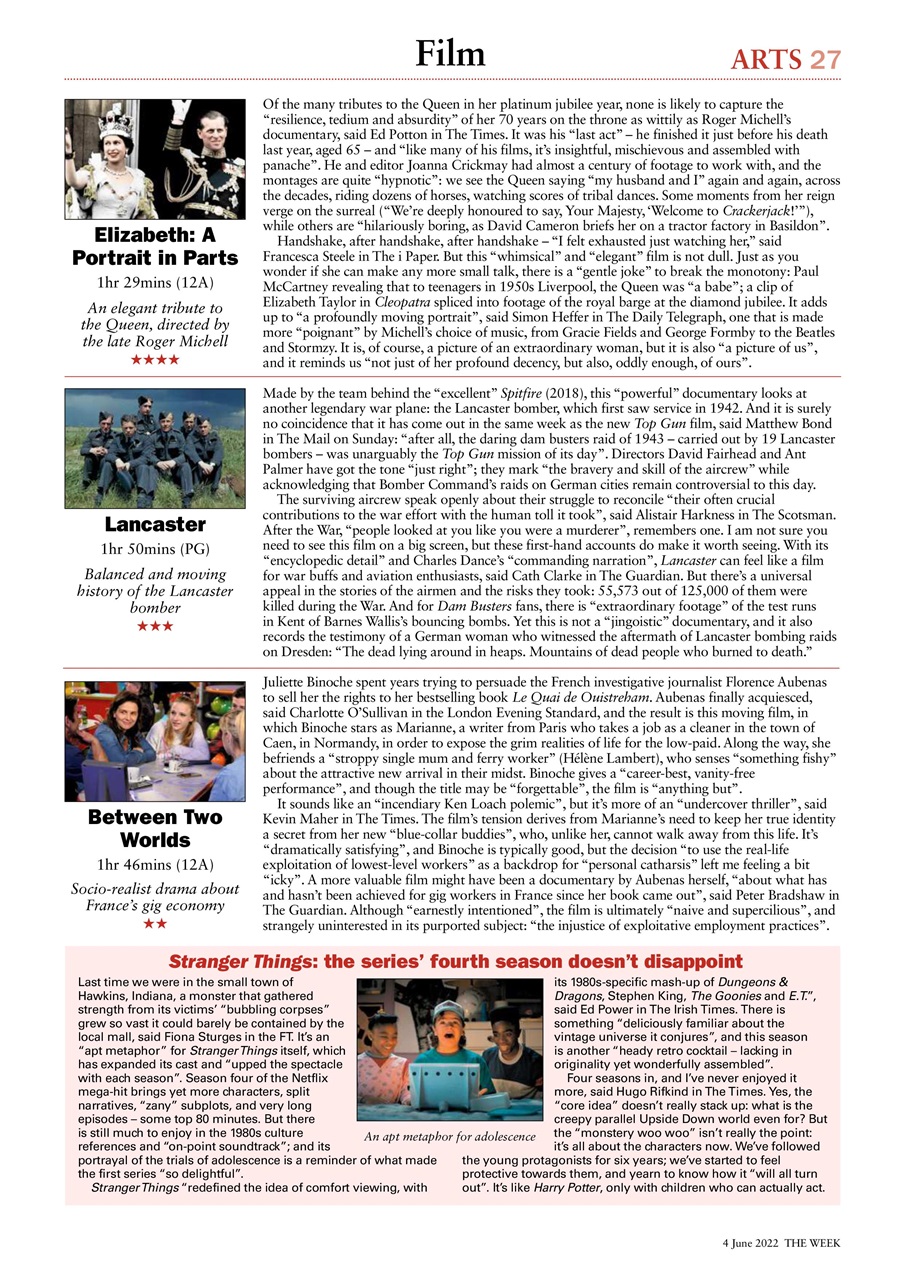 The Week Preview Pages