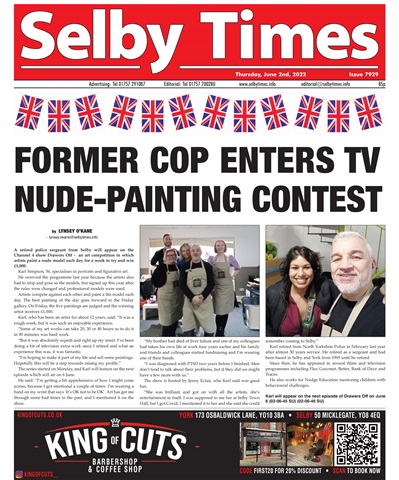 Selby Times issue Thursday, June 2nd