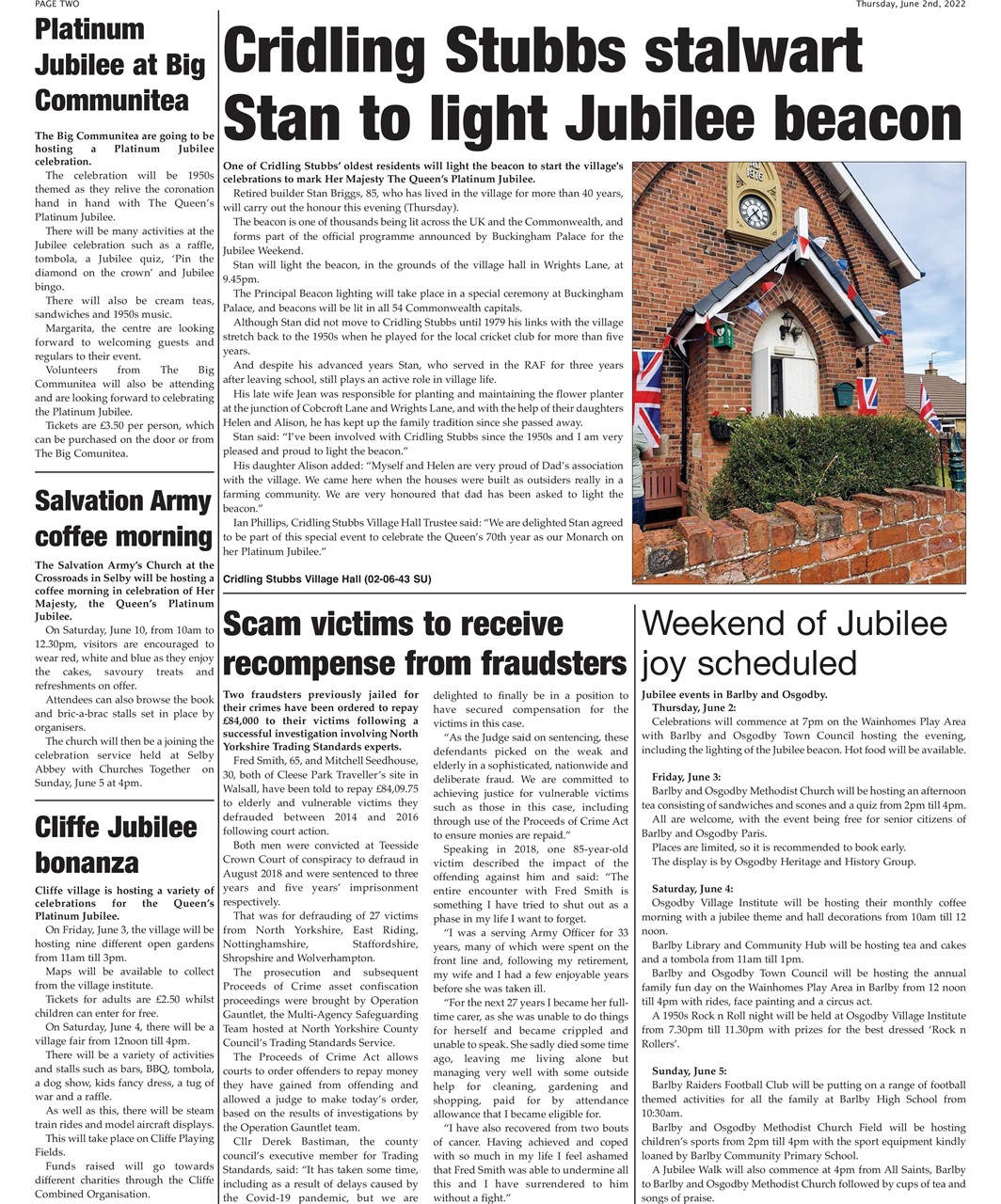 Selby Times Preview Pages