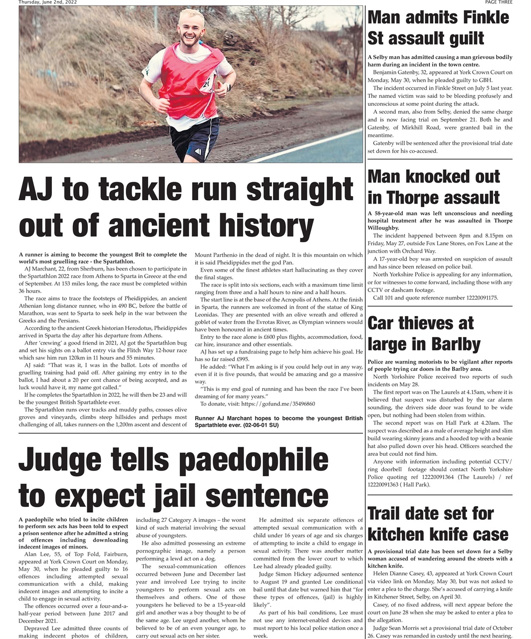 Selby Times Preview Pages
