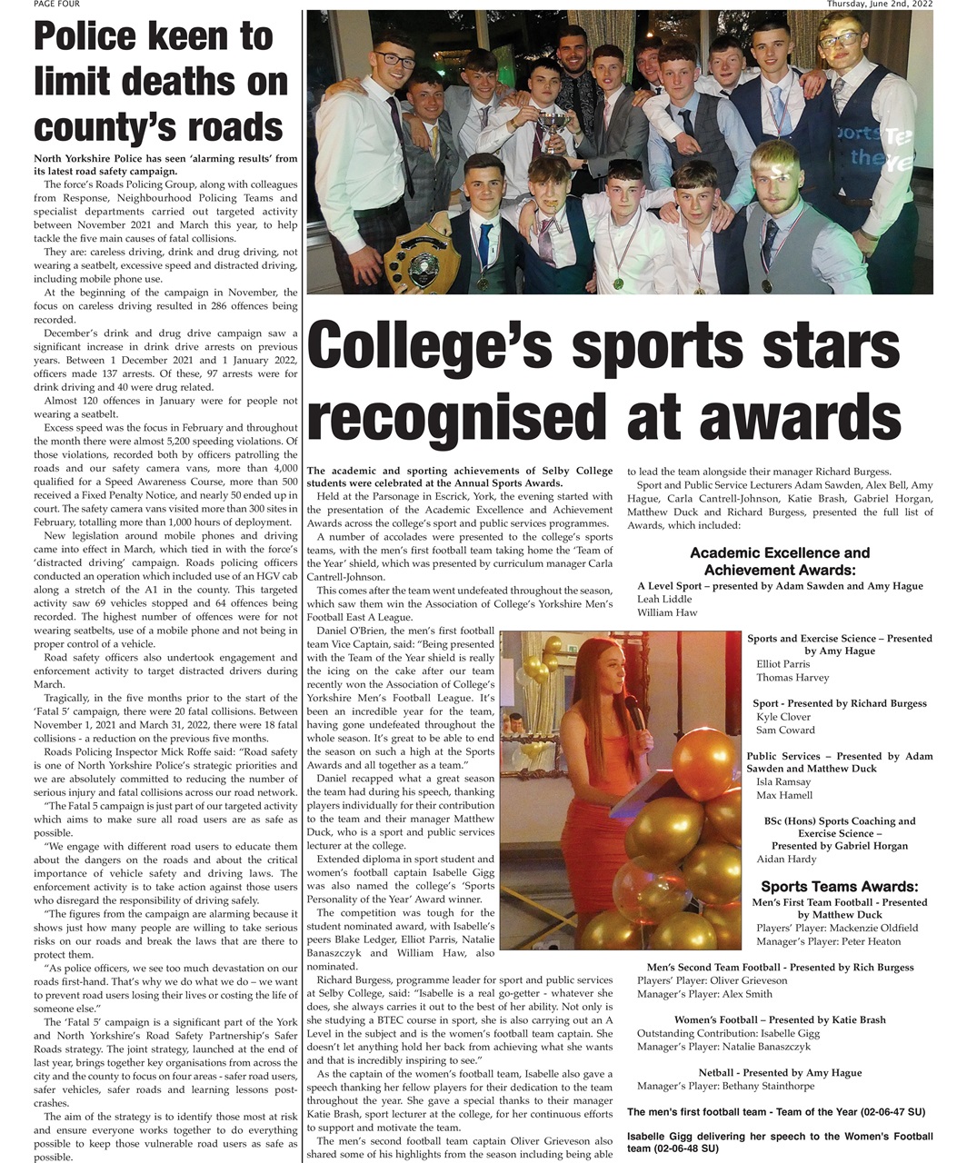 Selby Times Preview Pages