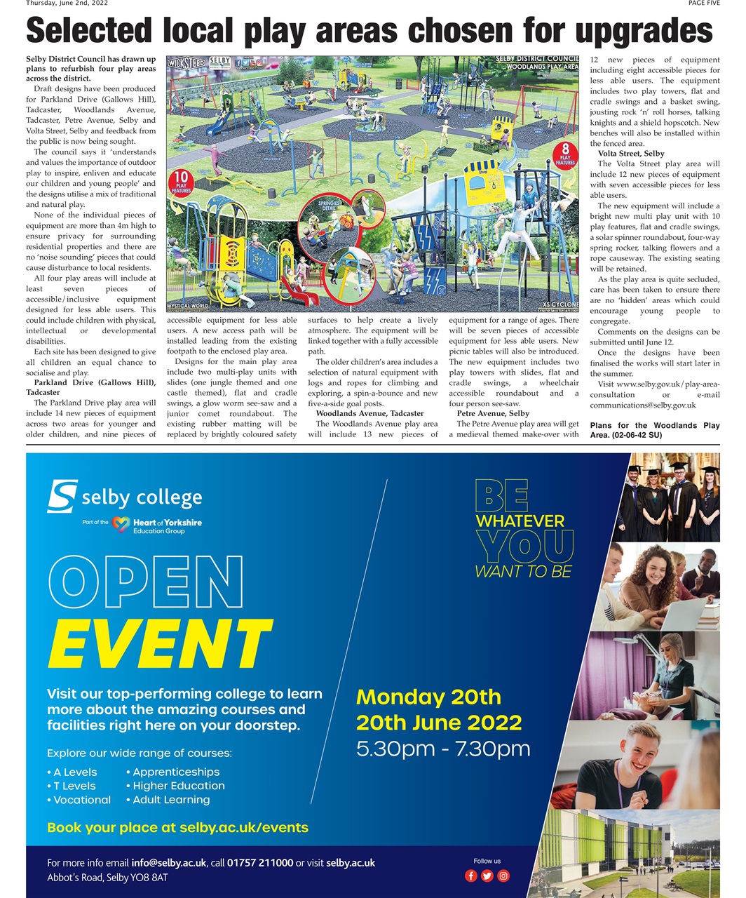 Selby Times Preview Pages