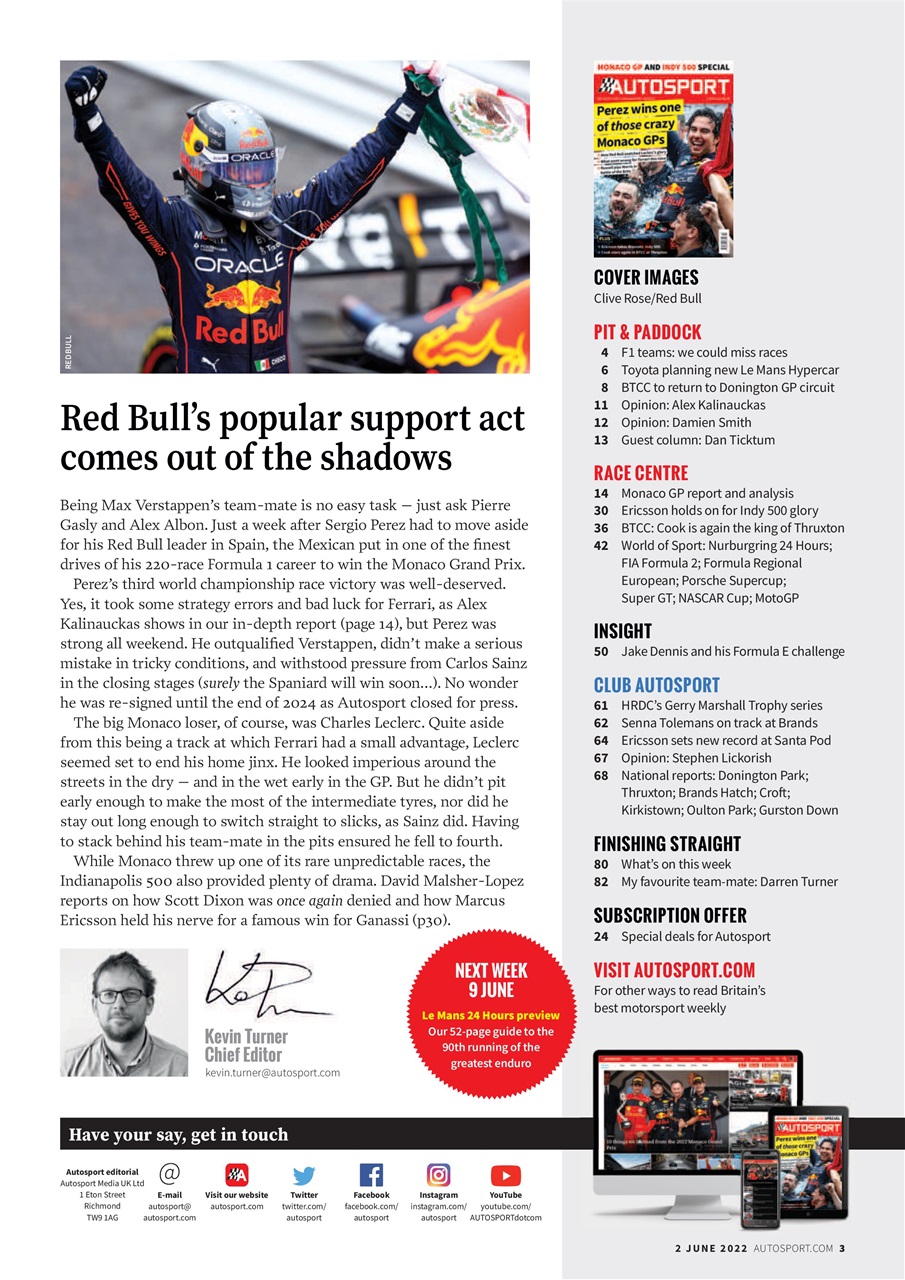 Autosport Preview Pages
