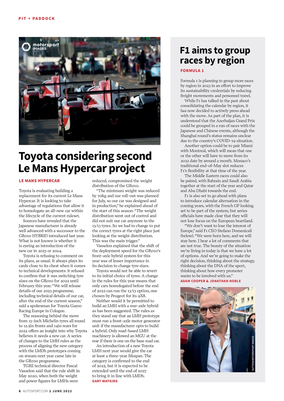 Autosport Preview Pages