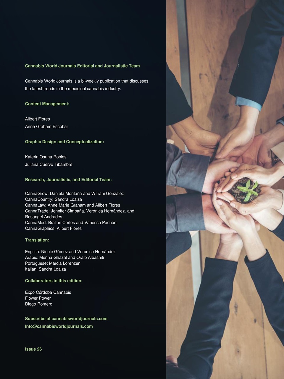 Cannabis World Journals Preview Pages