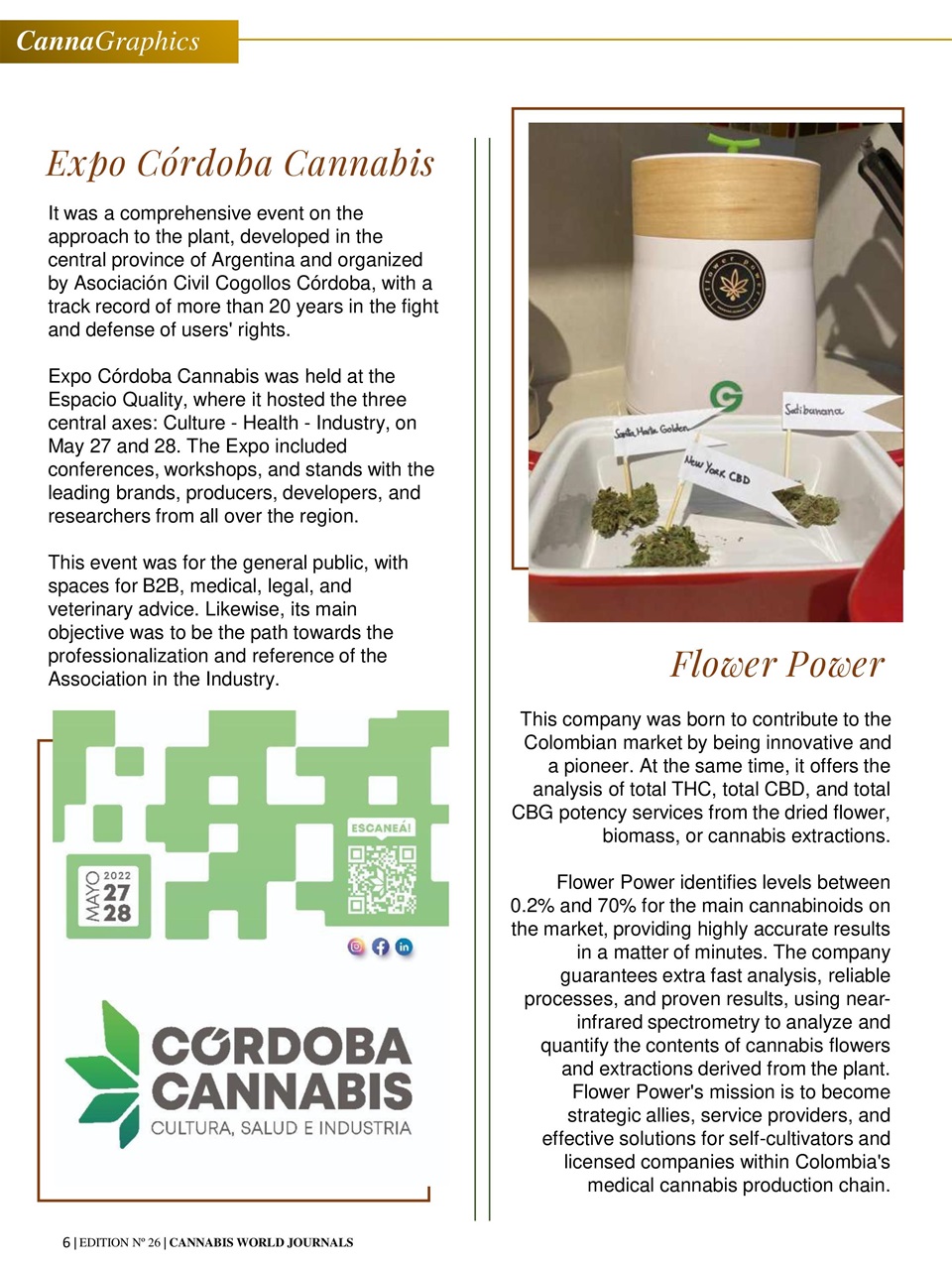 Cannabis World Journals Preview Pages