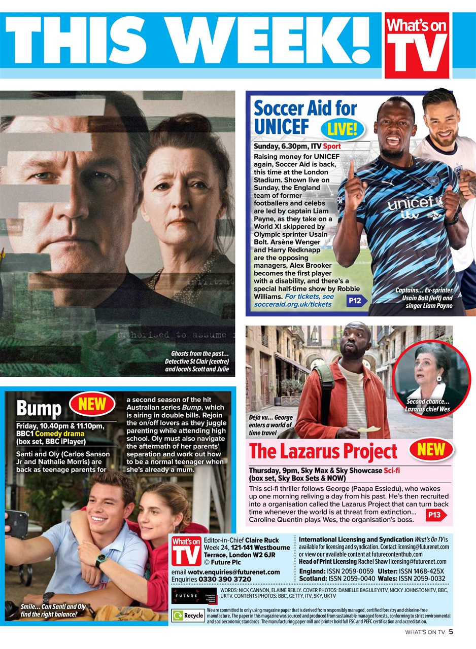What's on TV Preview Pages