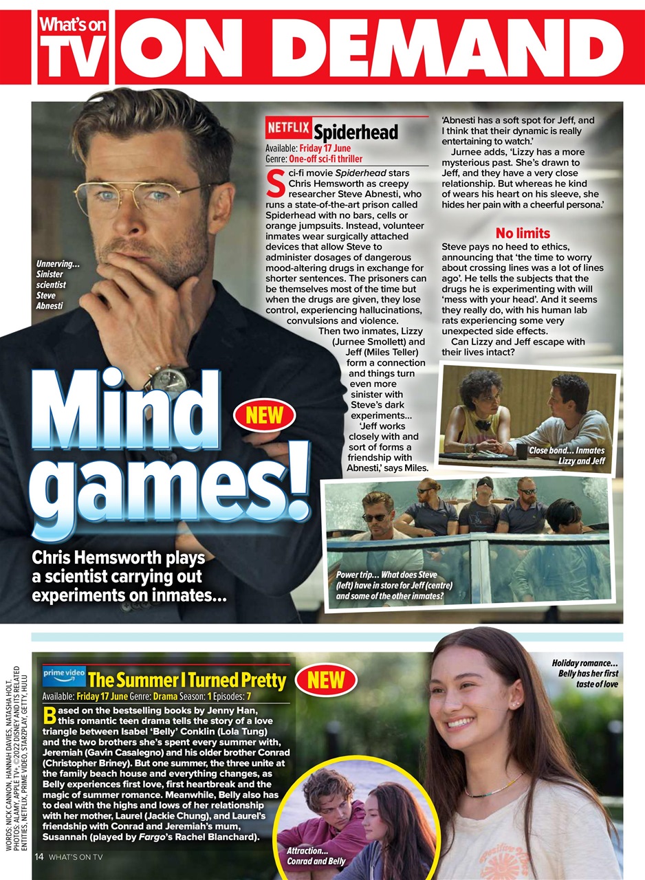 What's on TV Preview Pages