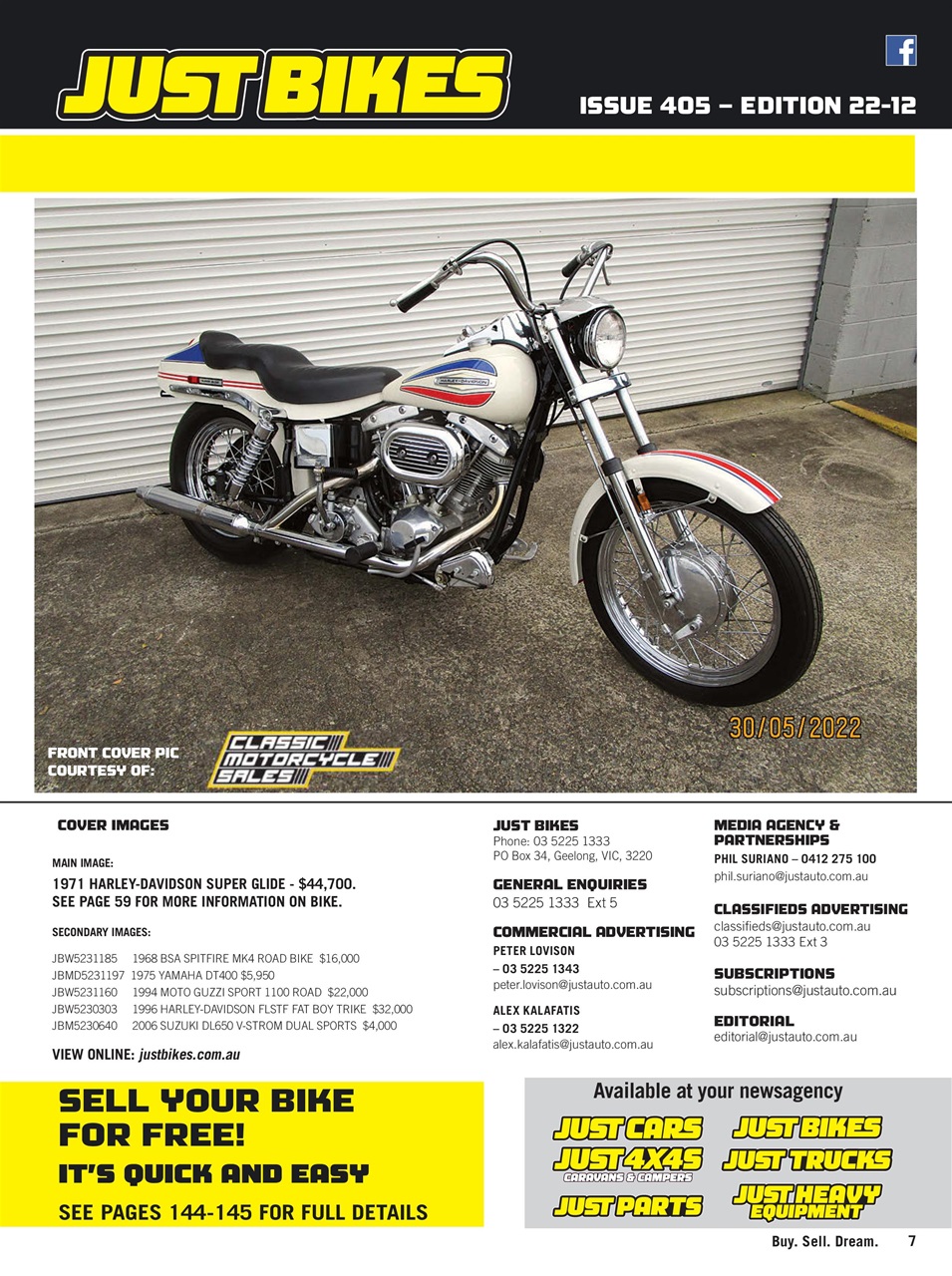 JUST BIKES Preview Pages