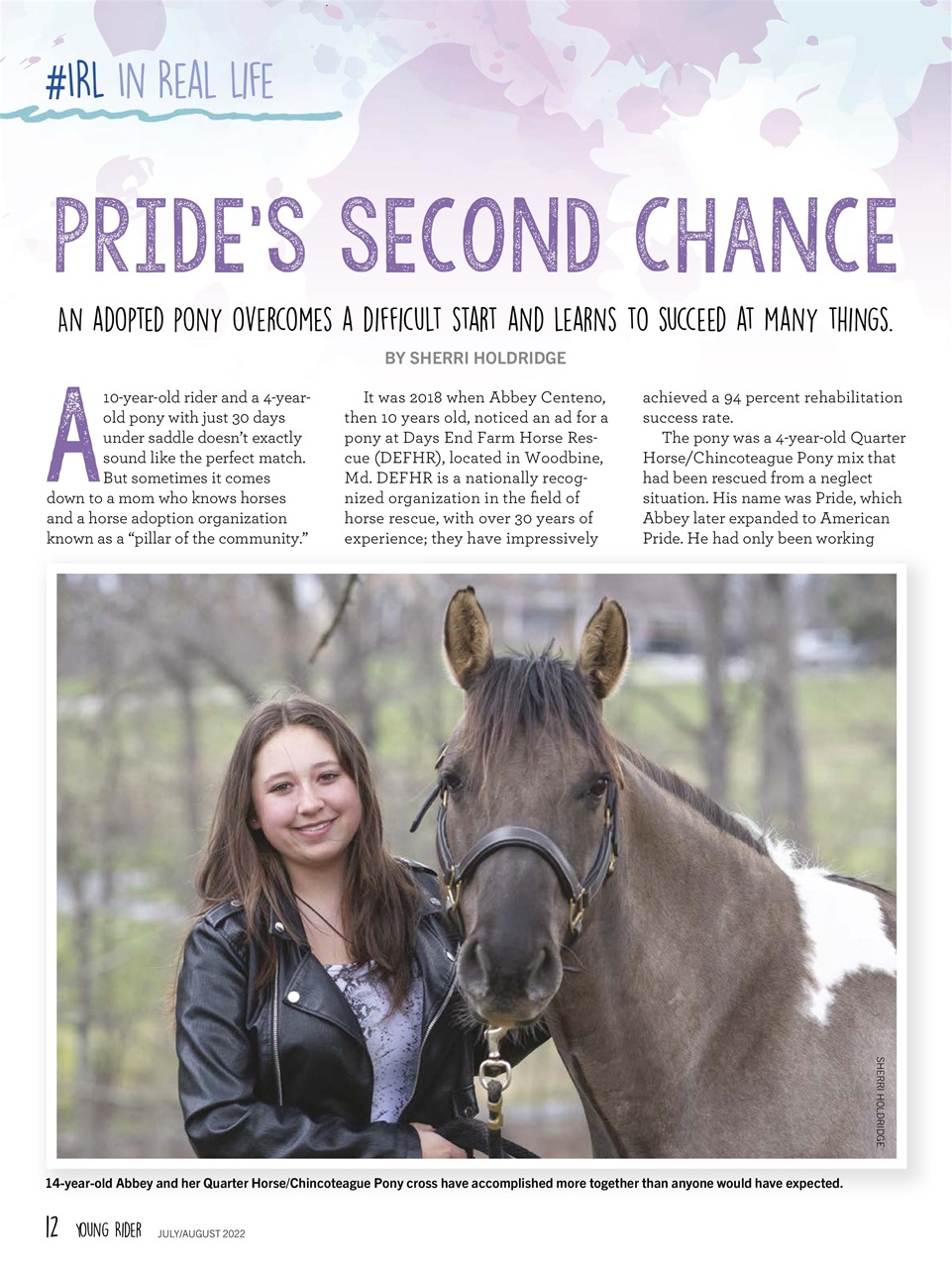 Young Rider Magazine Preview Pages