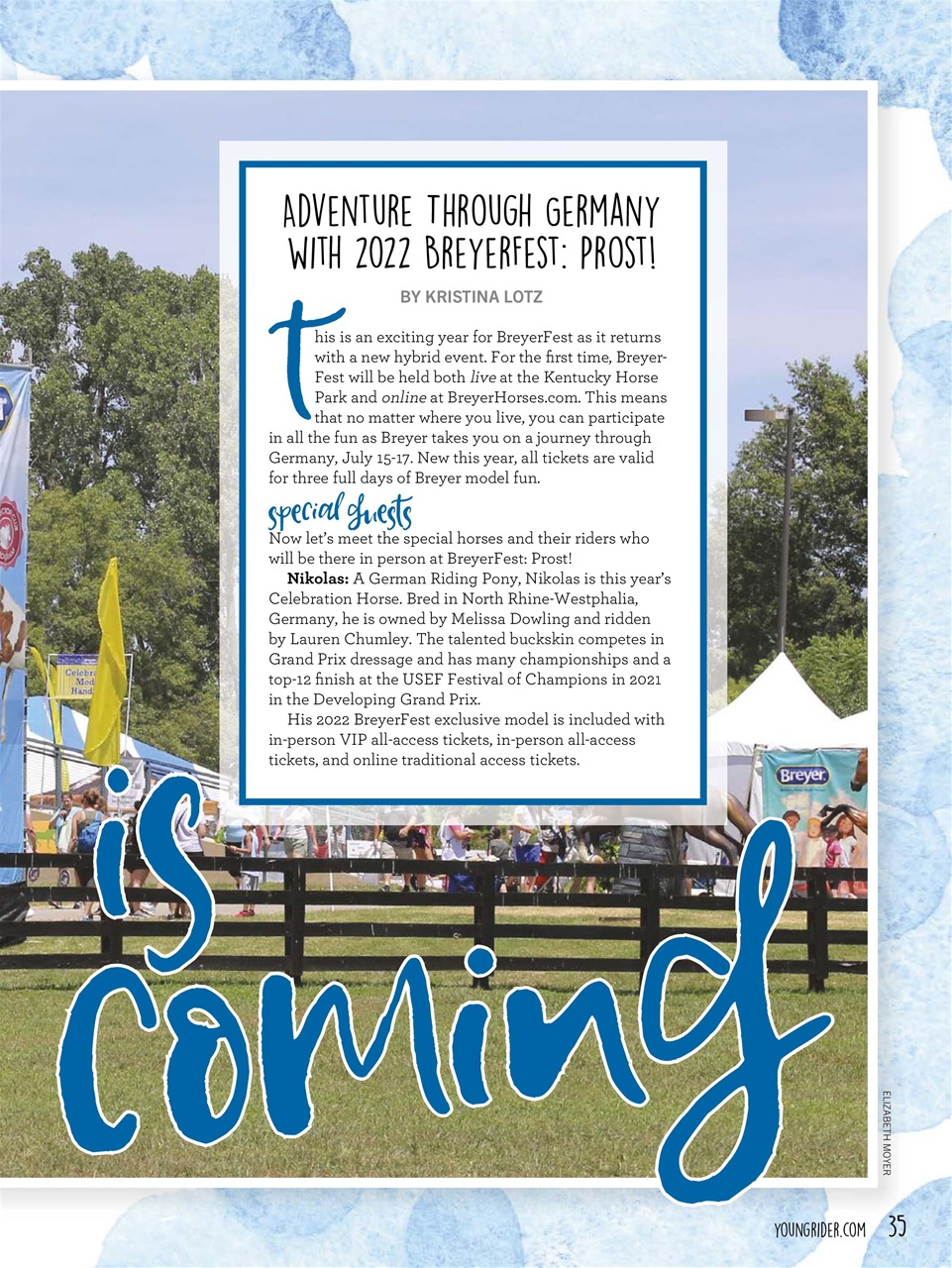 Young Rider Magazine Preview Pages