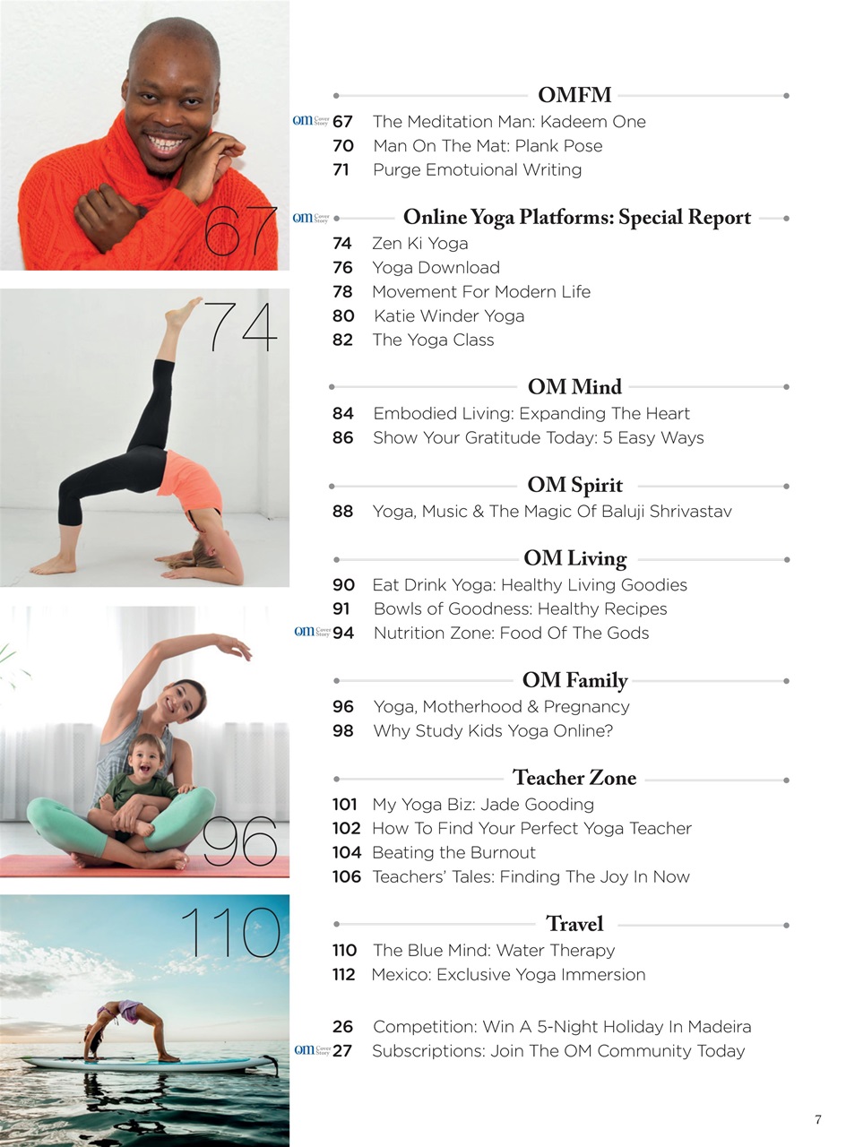 OM Yoga Magazine Preview Pages