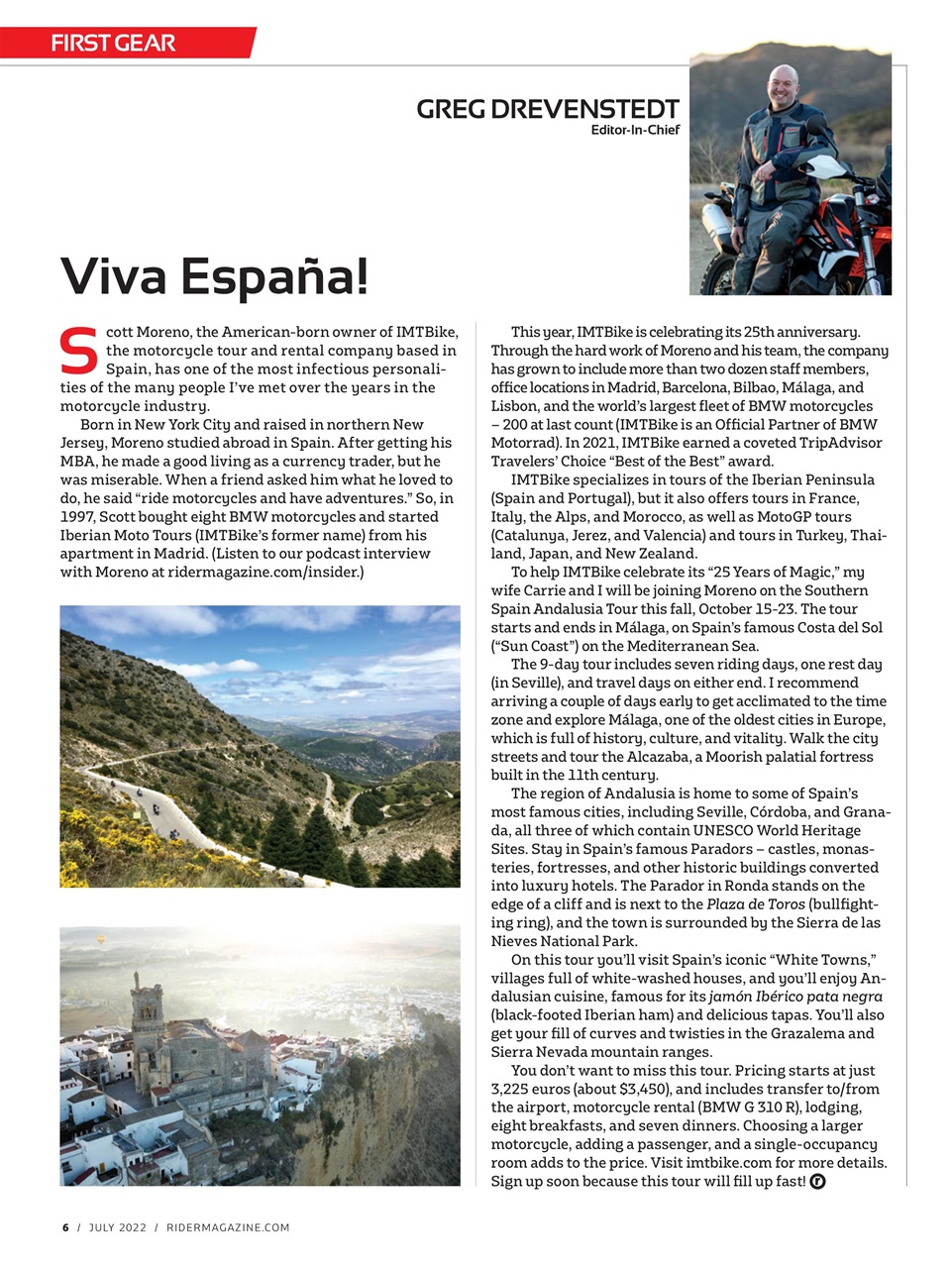 Rider Magazine Preview Pages