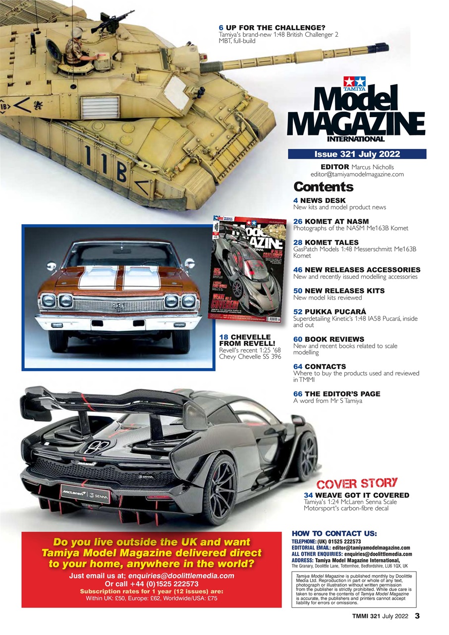Tamiya Model Magazine Preview Pages