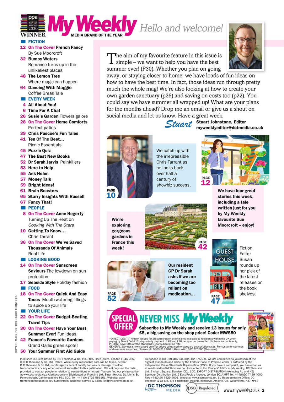 My Weekly Preview Pages