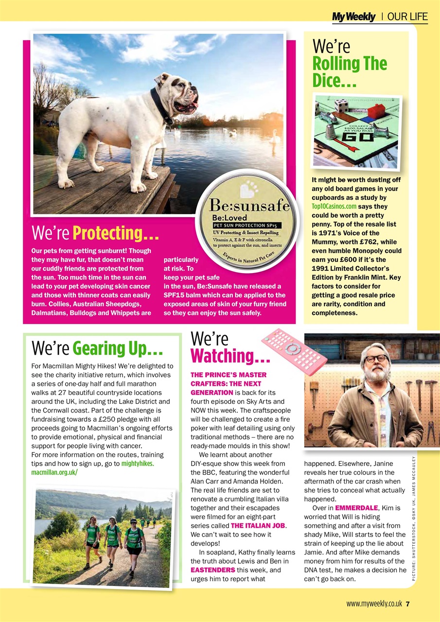 My Weekly Preview Pages