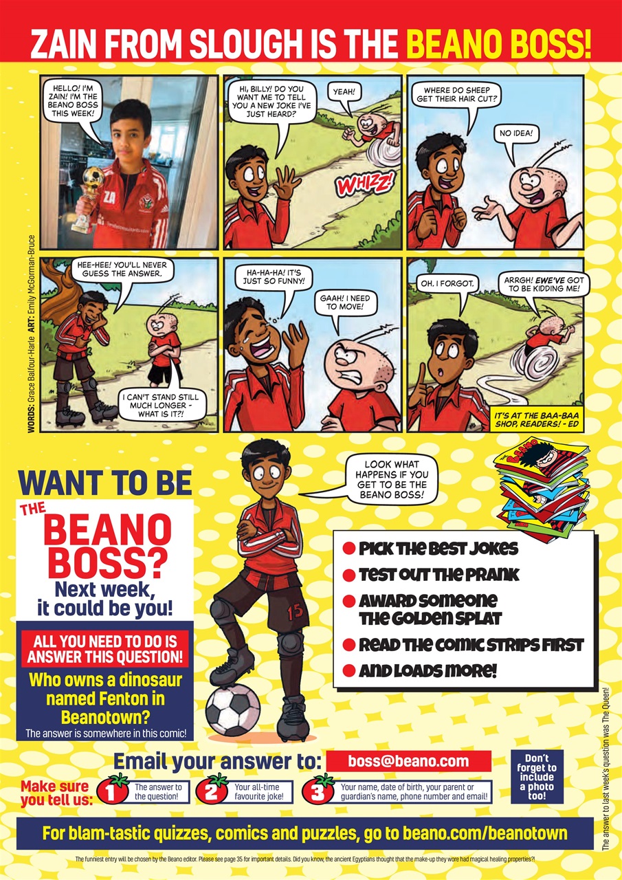 Beano Preview Pages
