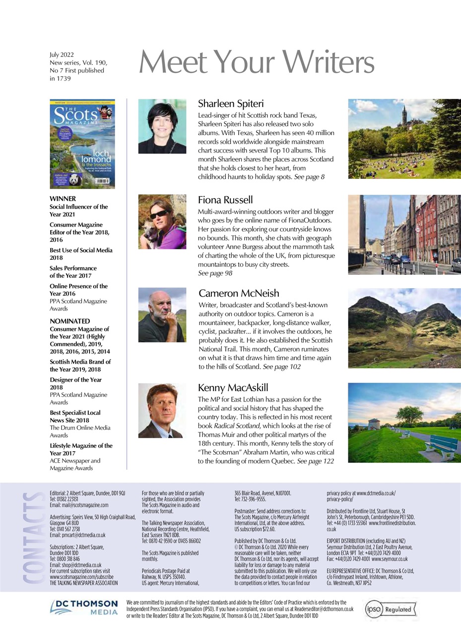 The Scots Magazine Preview Pages