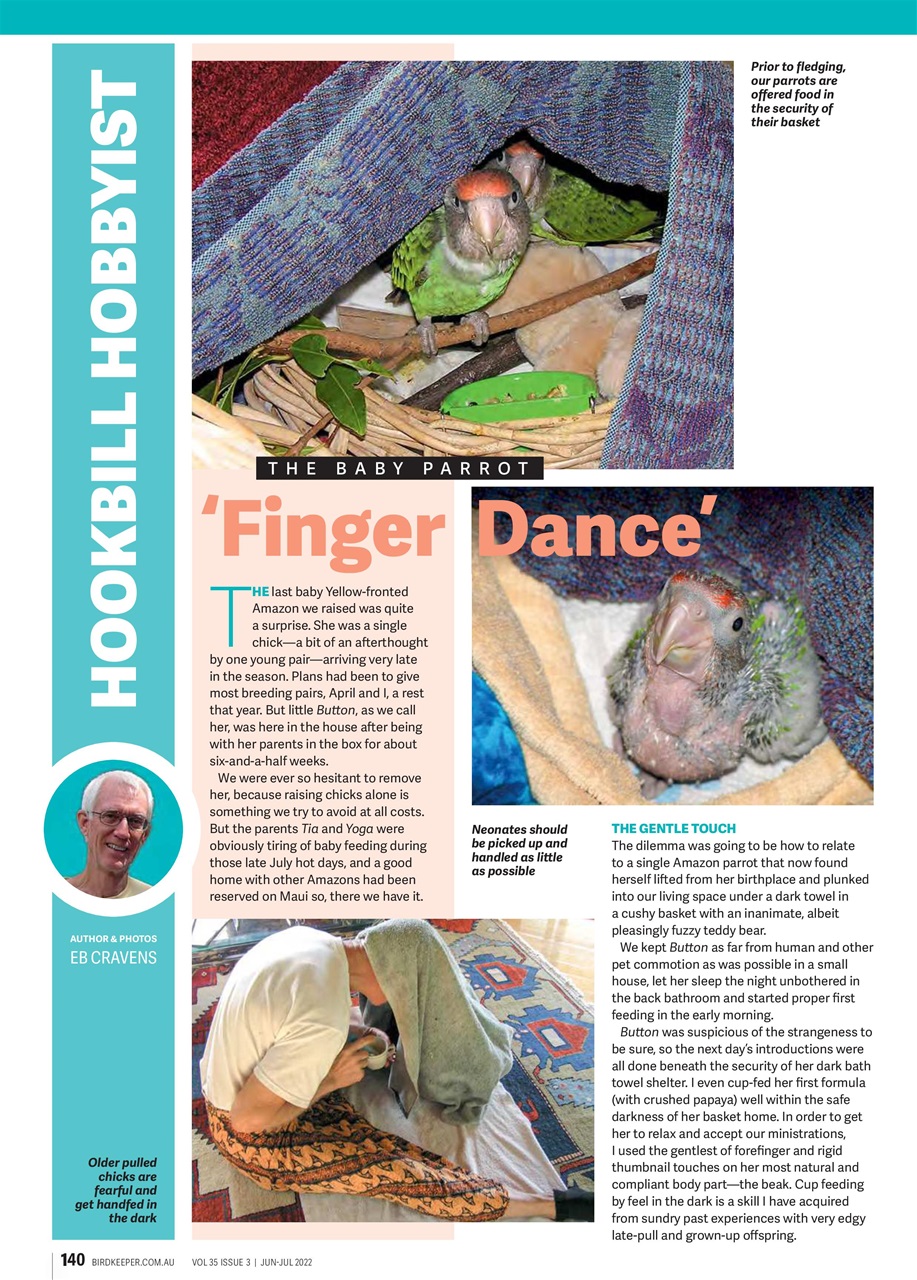 Australian Birdkeeper Magazine Preview Pages