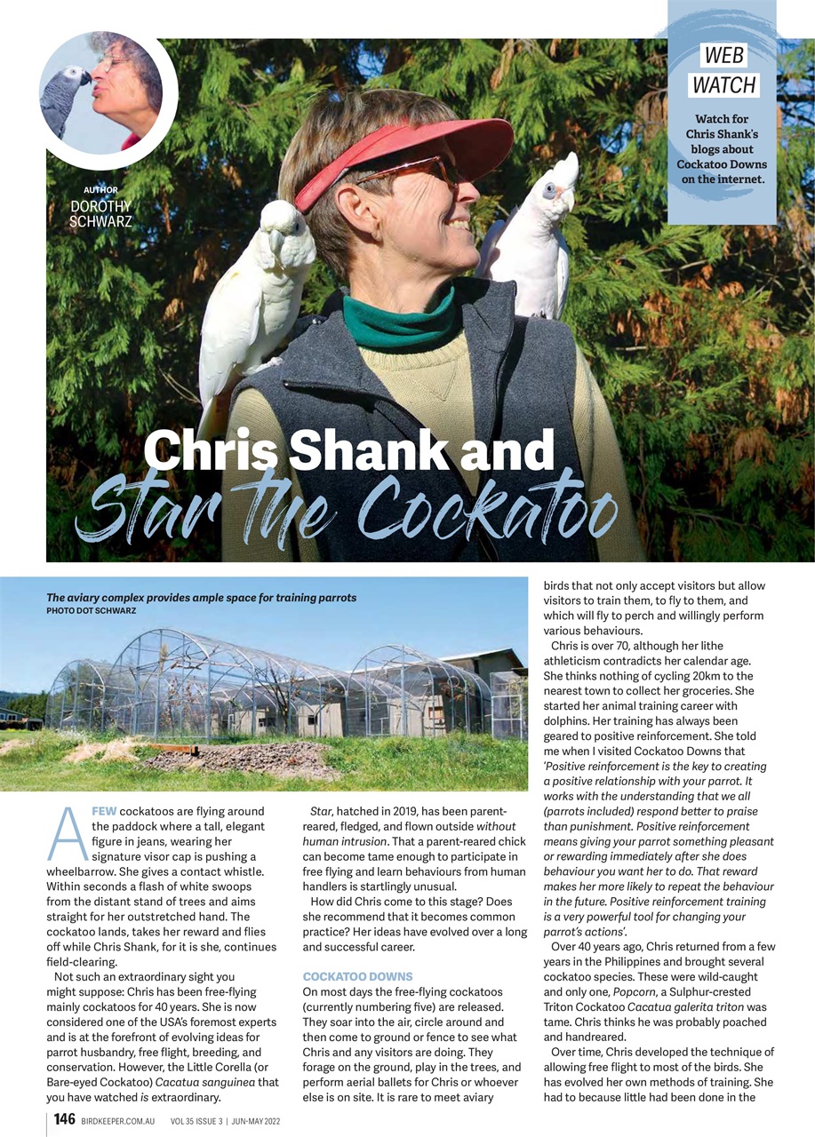 Australian Birdkeeper Magazine Preview Pages