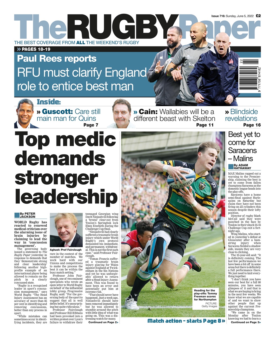 The Rugby Paper Preview Pages