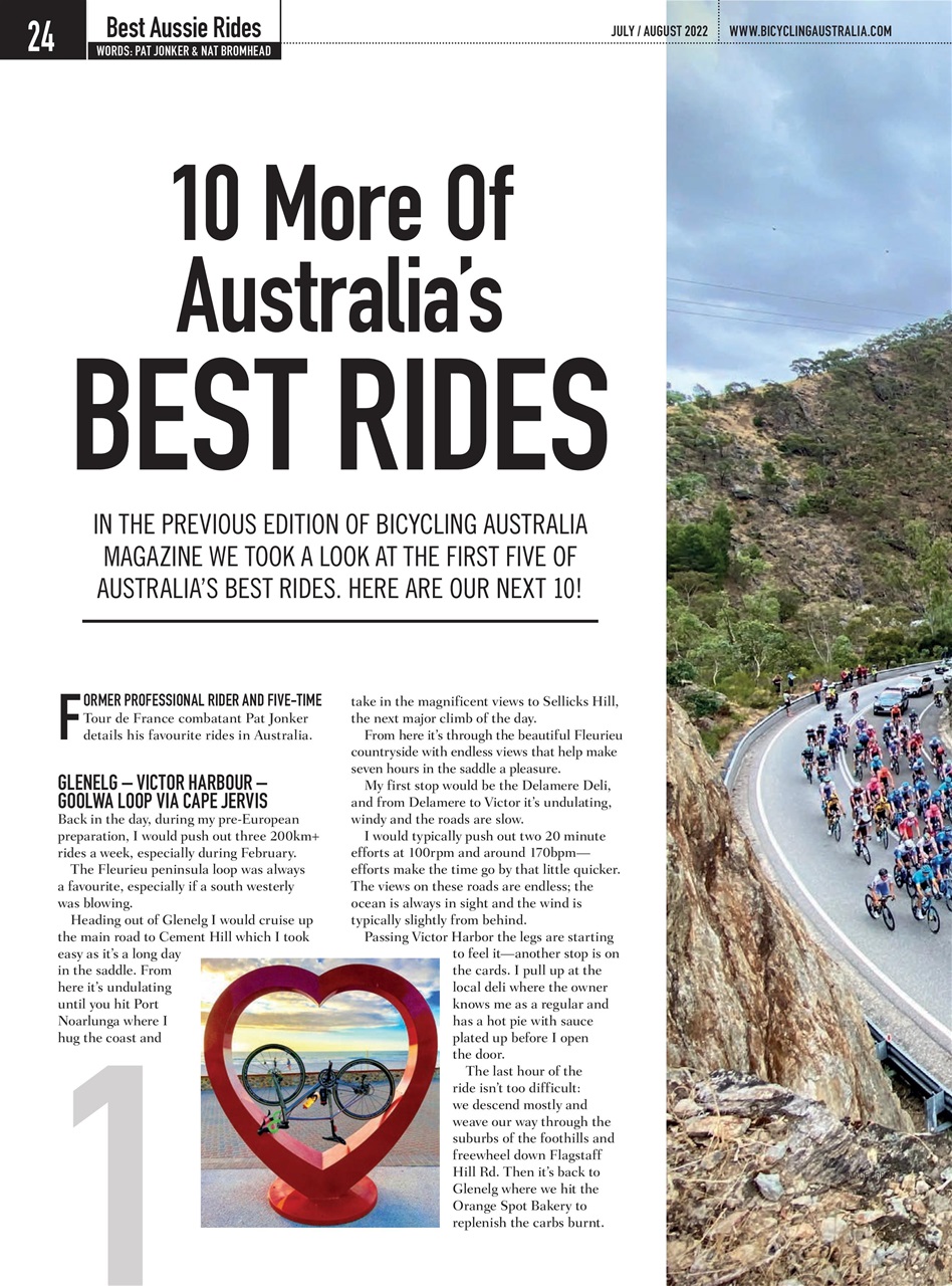 Bicycling Australia Preview Pages
