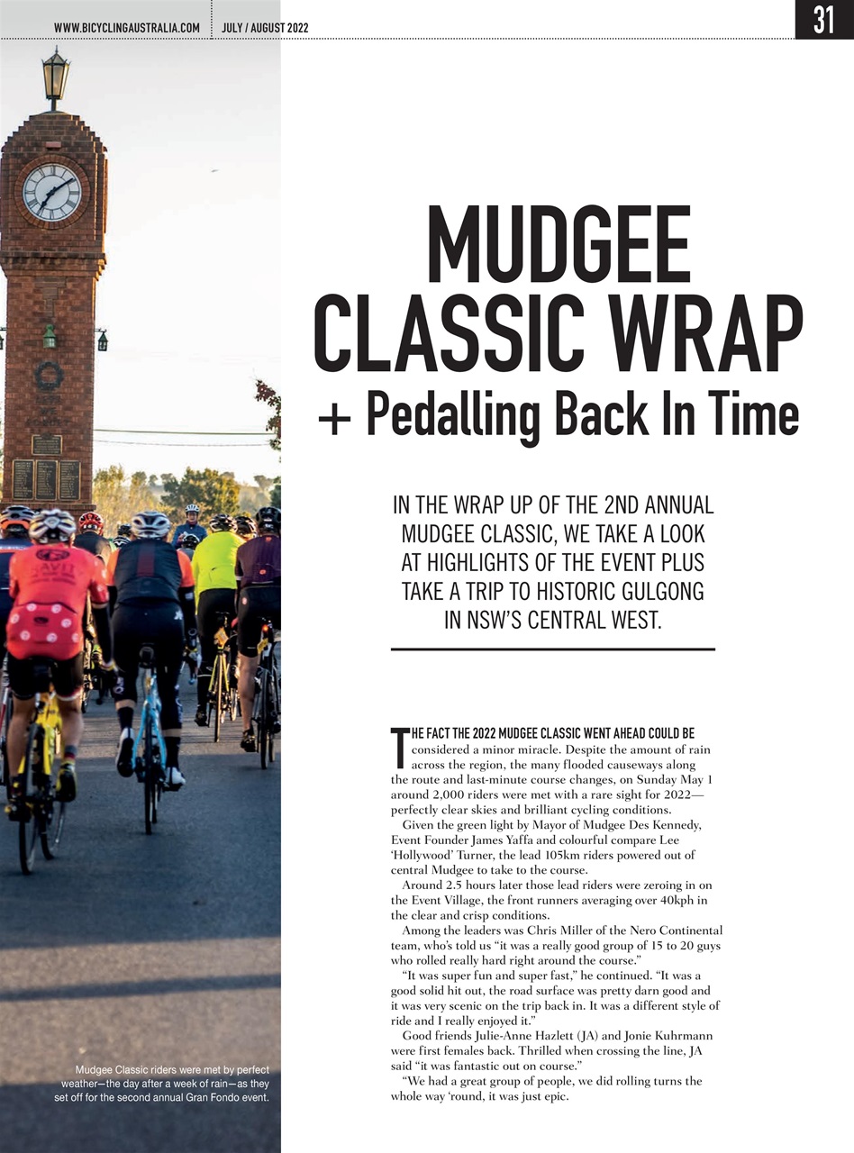 Bicycling Australia Preview Pages