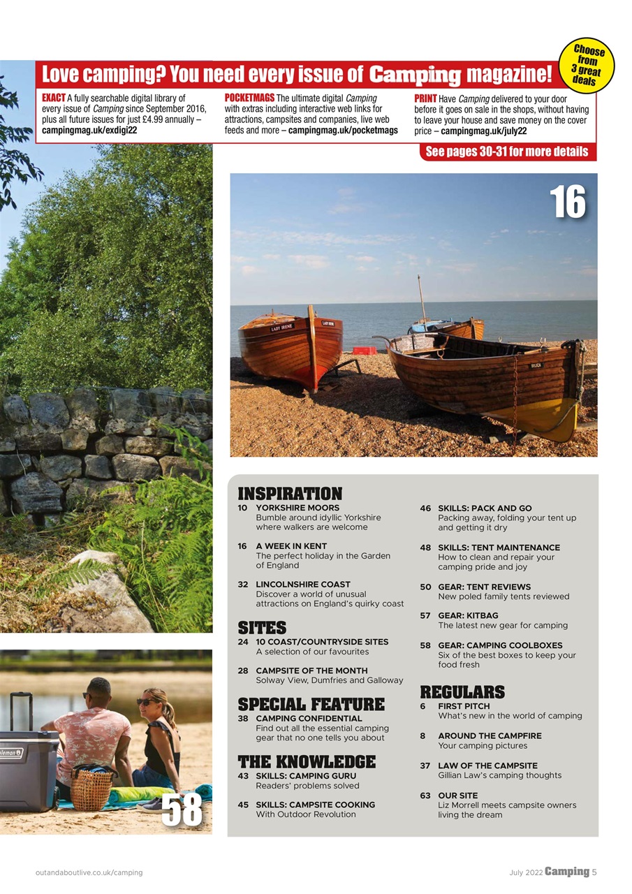 Camping Preview Pages