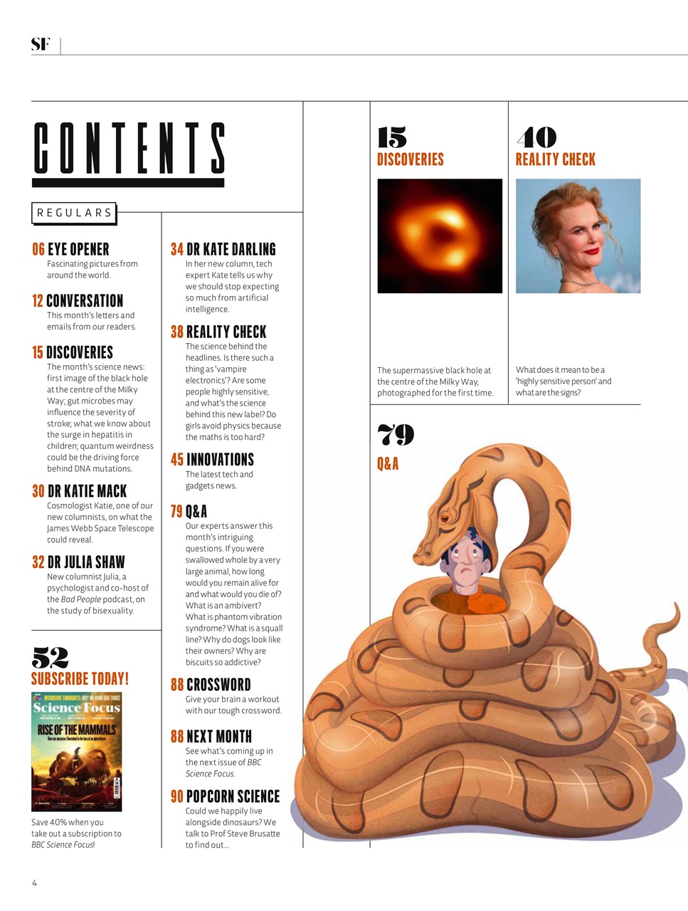 BBC Science Focus Magazine Preview Pages
