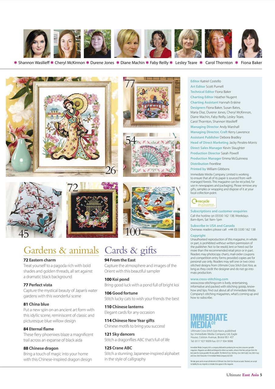 The World of Cross Stitching Preview Pages