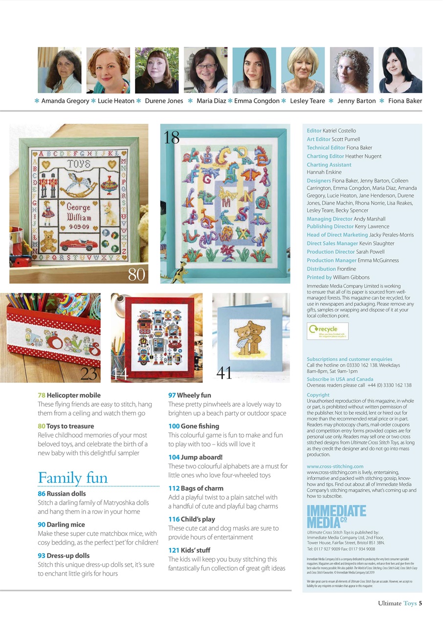 The World of Cross Stitching Preview Pages