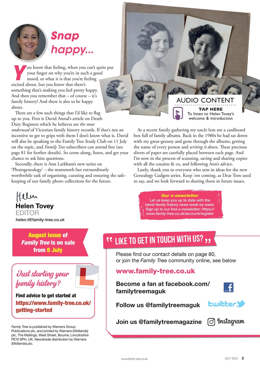 Family Tree Preview Pages