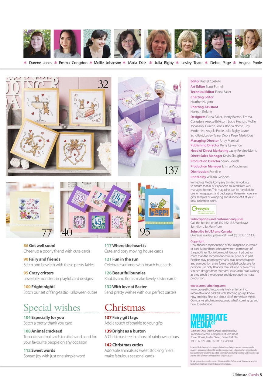 The World of Cross Stitching Preview Pages