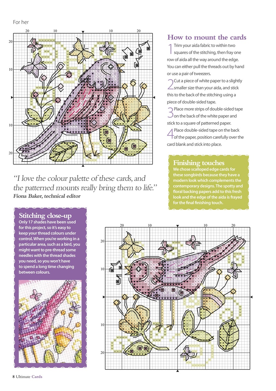 The World of Cross Stitching Preview Pages