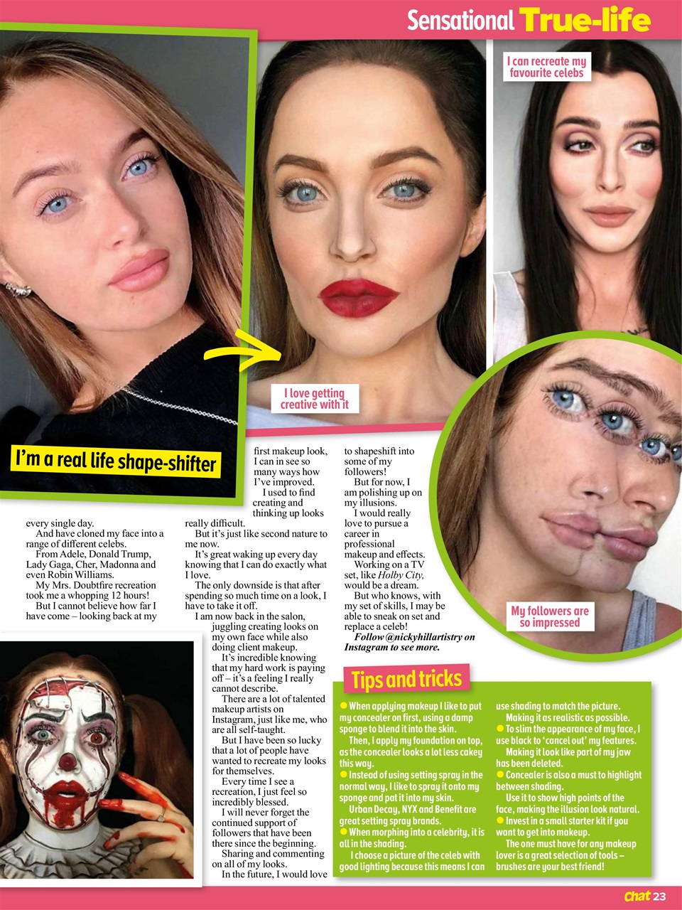 Chat Specials Preview Pages