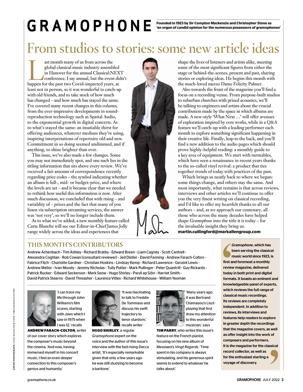 Gramophone Preview Pages