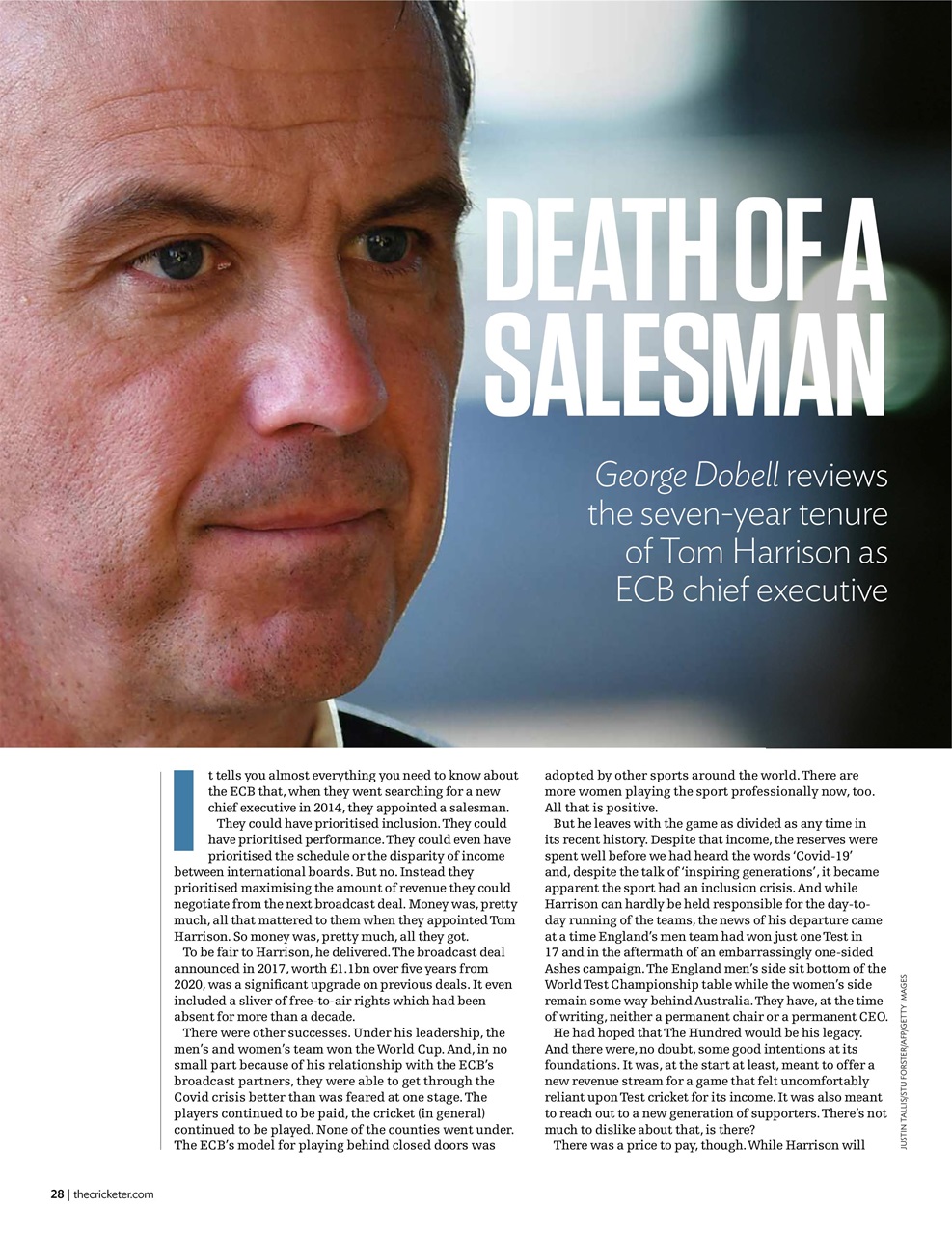 The Cricketer Magazine Preview Pages