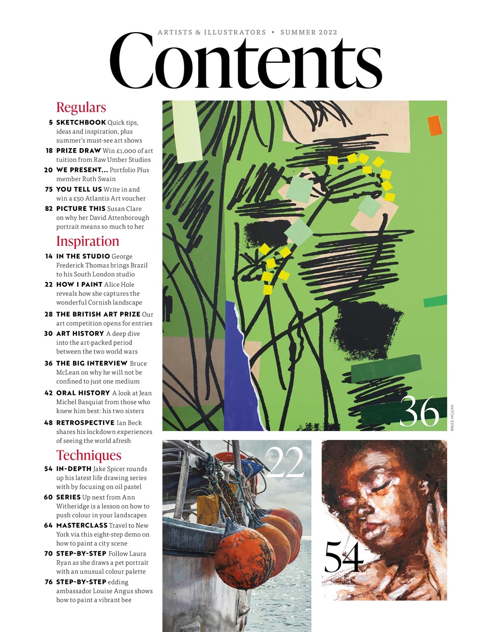 Artists & Illustrators Preview Pages