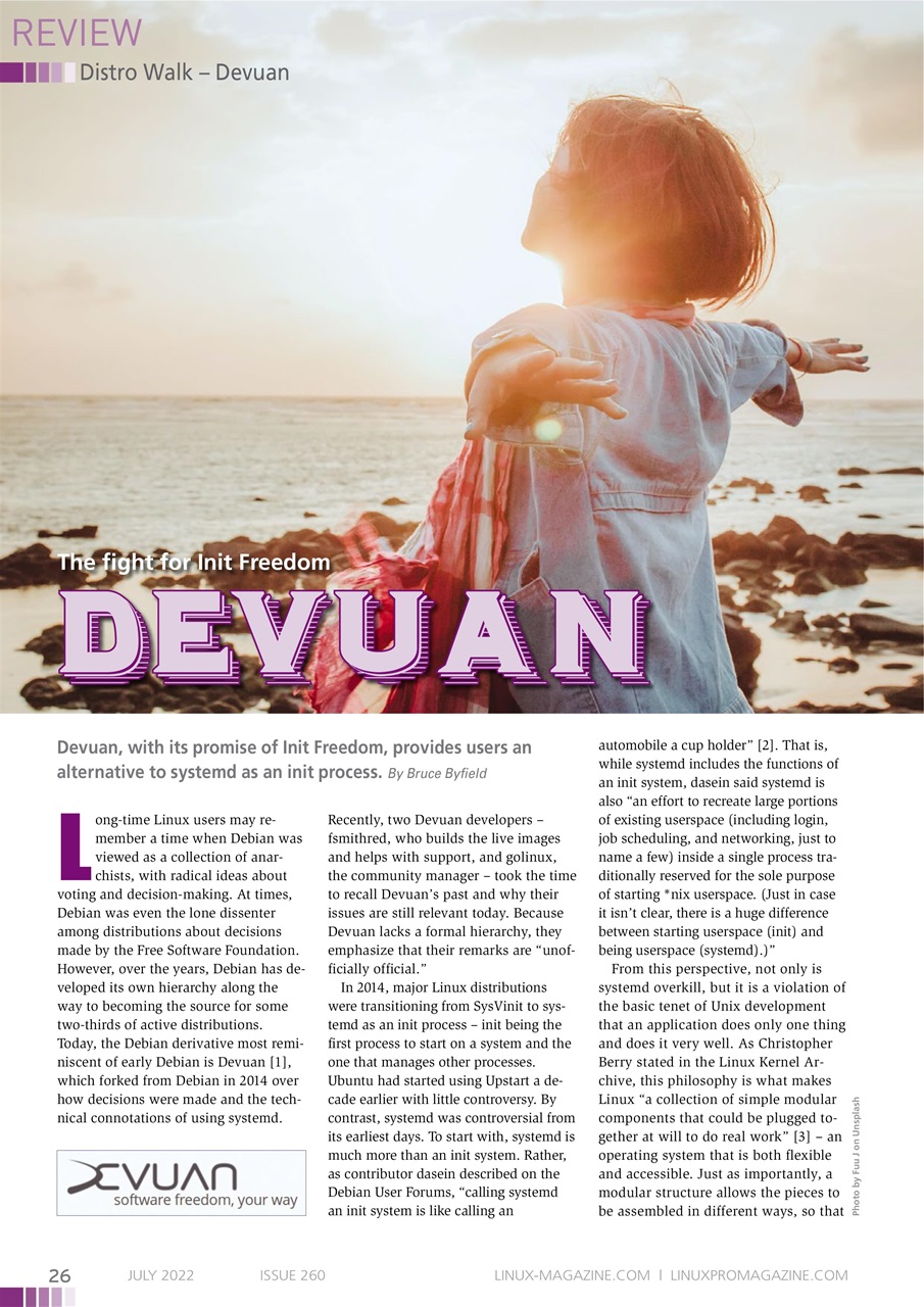 Linux Magazine Preview Pages