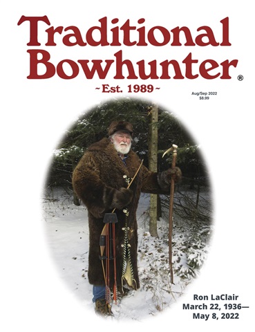 Traditional Bowhunter Magazine issue Aug/Sep 2022
