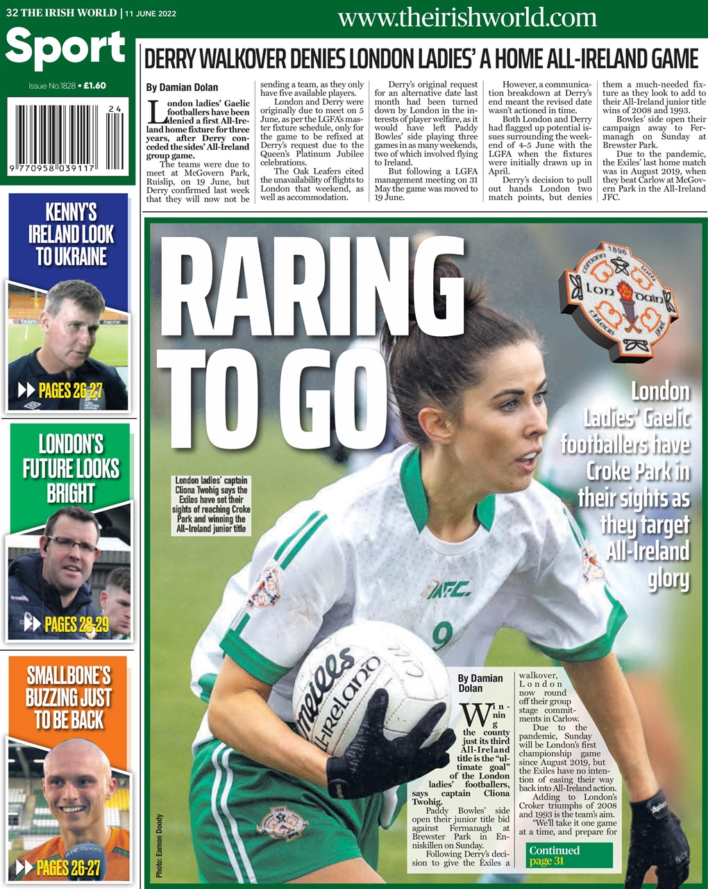 Irish World Preview Pages
