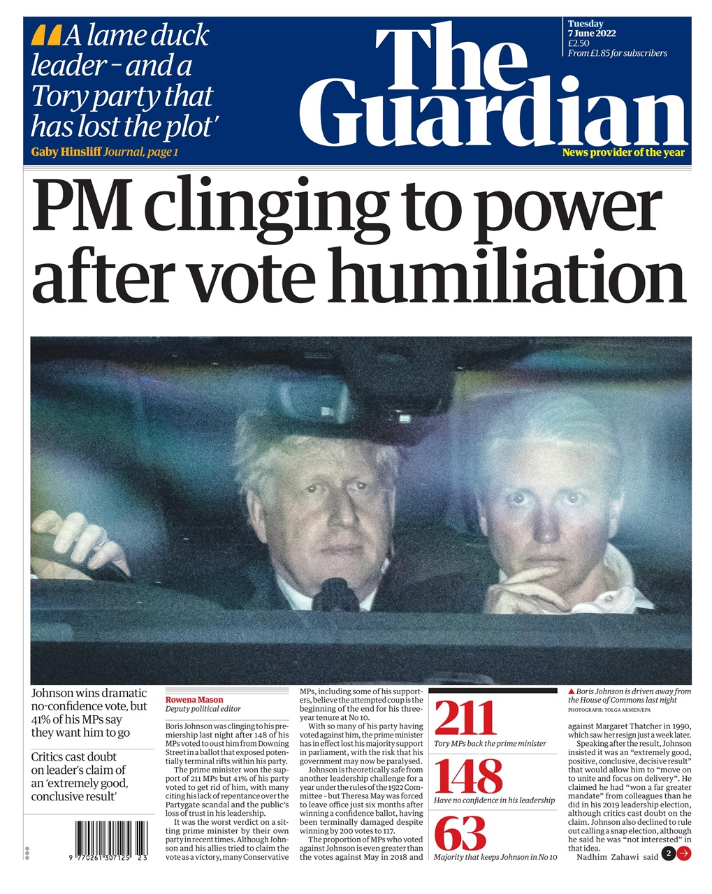 The Guardian Newspaper Preview Pages