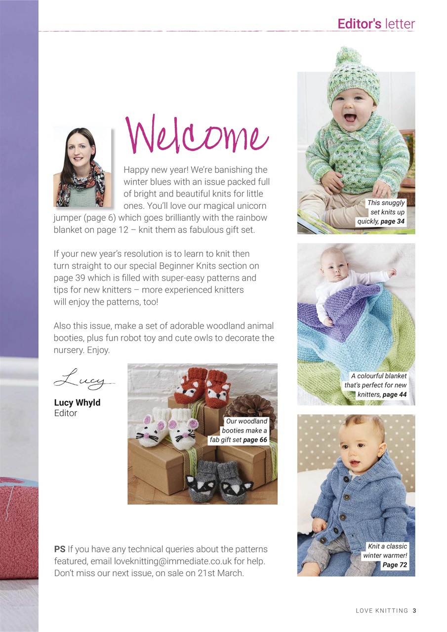 Simply Knitting Preview Pages