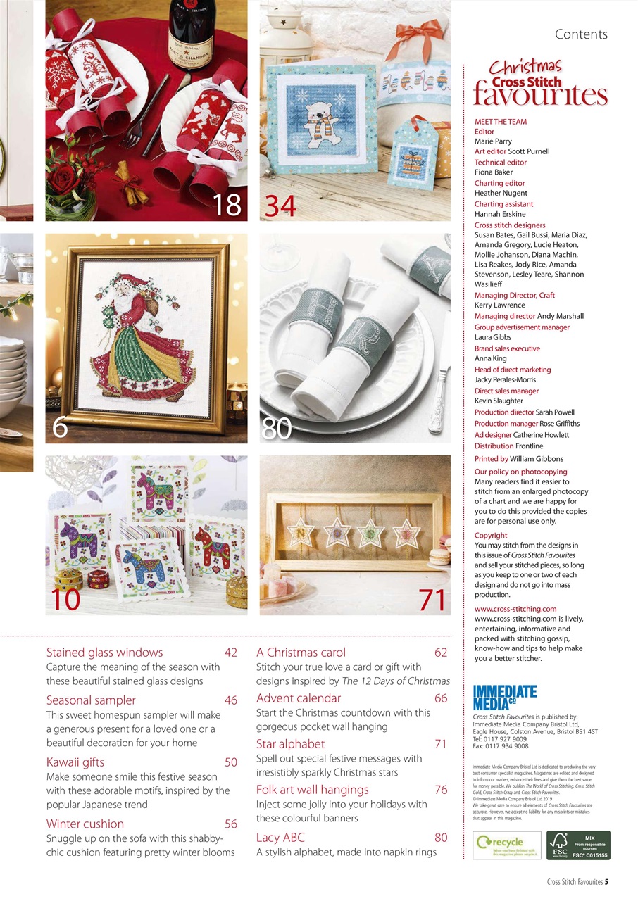 The World of Cross Stitching Preview Pages